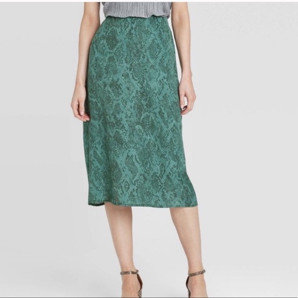 A New Day Snake Print Midi Skirt size XXL (13) - Picture 1 of 7